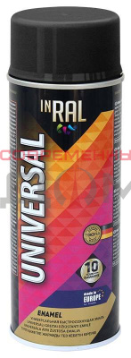 Эмаль аэроз. INRAL UNIVERSAL RAL9017